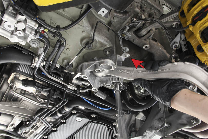 991-carrera-remove-upper-brake-line-bracket